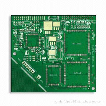 HDI PCB Board with 1.0mm Board Thickness, Made of Fr4 Base Material, Green Solder-mask